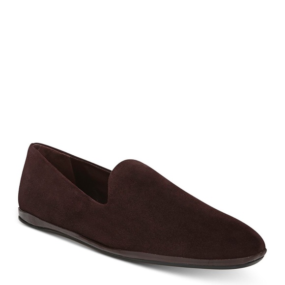 NEW! Vince Suede Wine Paz Slip On Loafers Flats - Picture 1 of 13